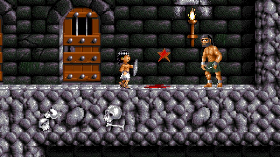 The prison level in the Amiga build