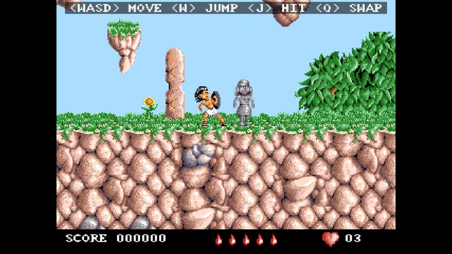 The 1993 Amiga build running inside the Steam release