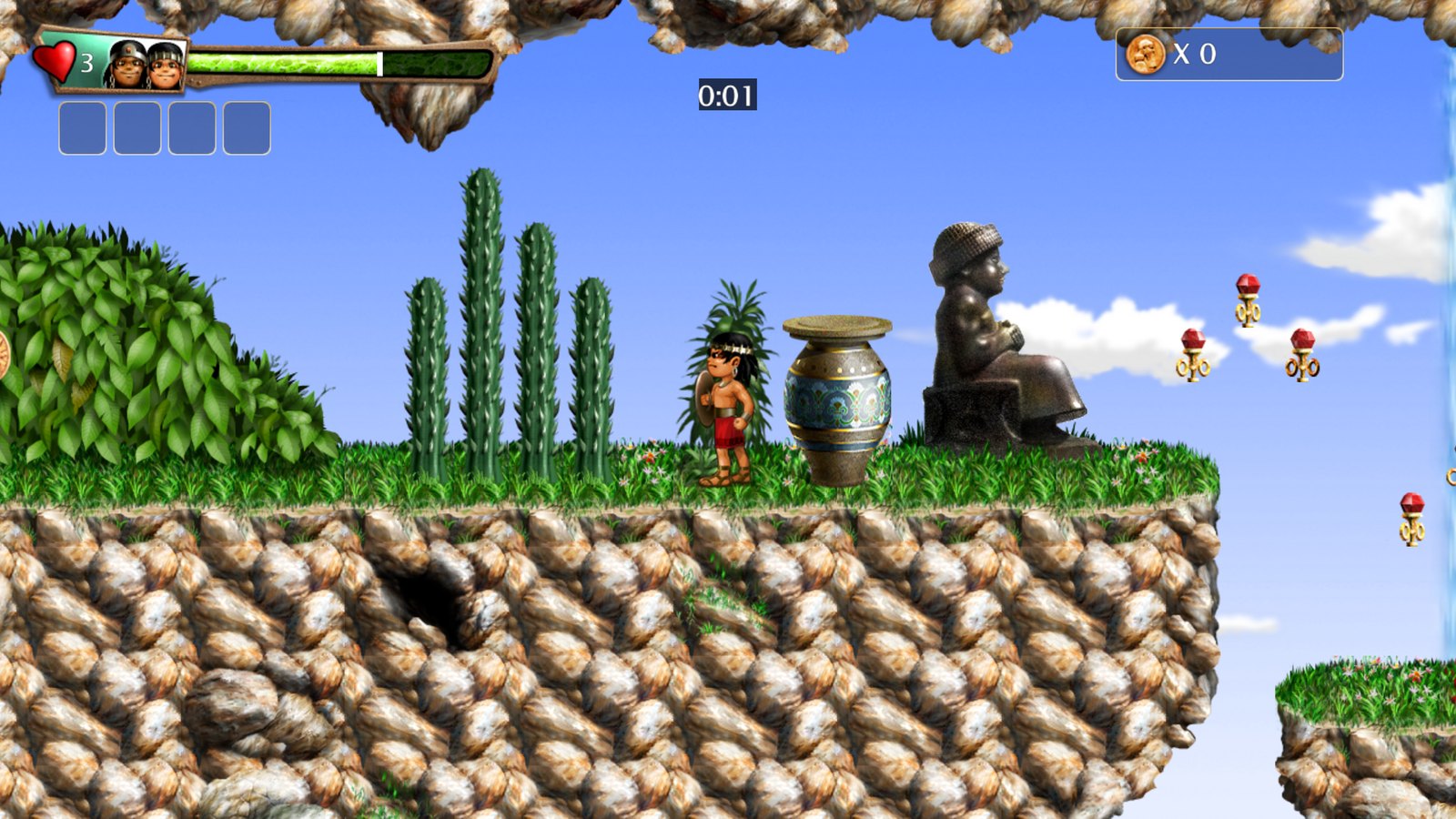 The hanging gardens in the remastered edition
