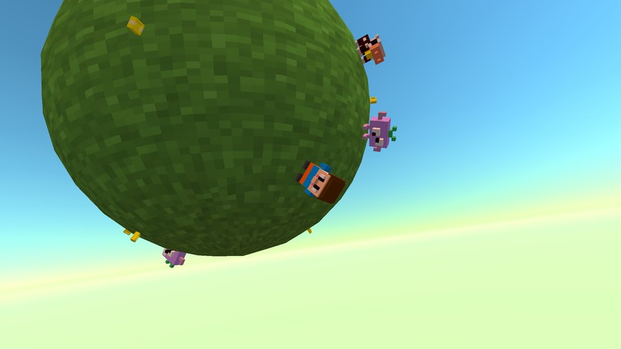 A green planet ringed with rescued animals